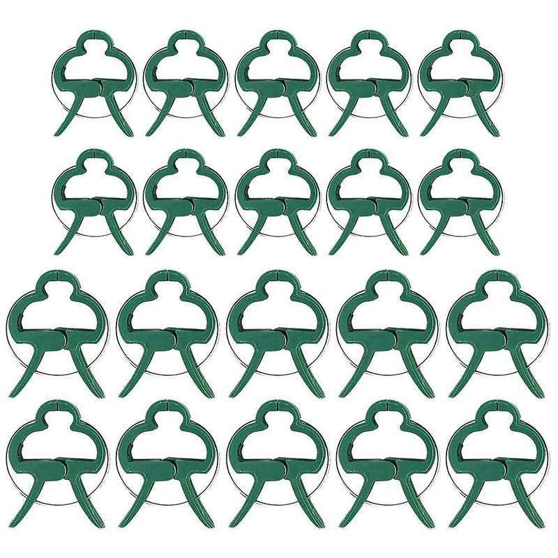 Plant Fixed Clips Reusable Garden Stem Vines Clamps Greenhouse Support Fastener Plant Climbing Wall