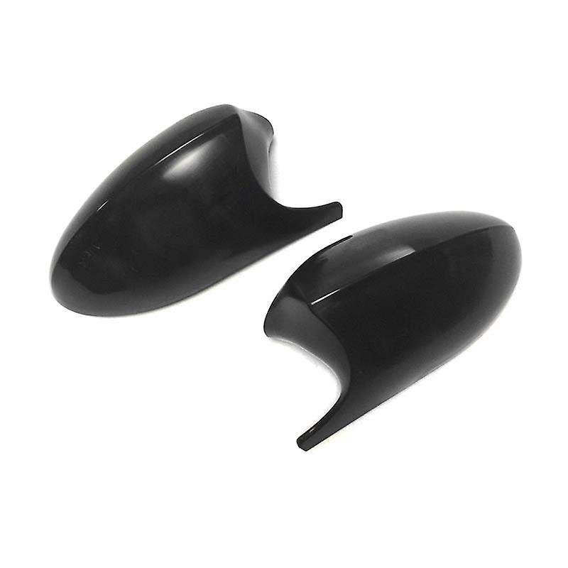 Plain Black M3 Style Rear View Mirror Cap Cover Replacement for 3 Series E90 E91 E92 E93 Facelifted