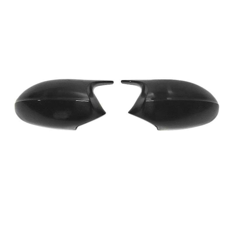 Plain Black M3 Style Rear View Mirror Cap Cover Replacement for 3 Series E90 E91 E92 E93 Facelifted