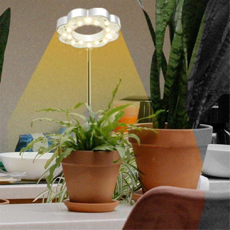 Plant Grow Lights for Indoor Plants, Full Spectrum Led Plant Light with Detachable Stand, Growing L