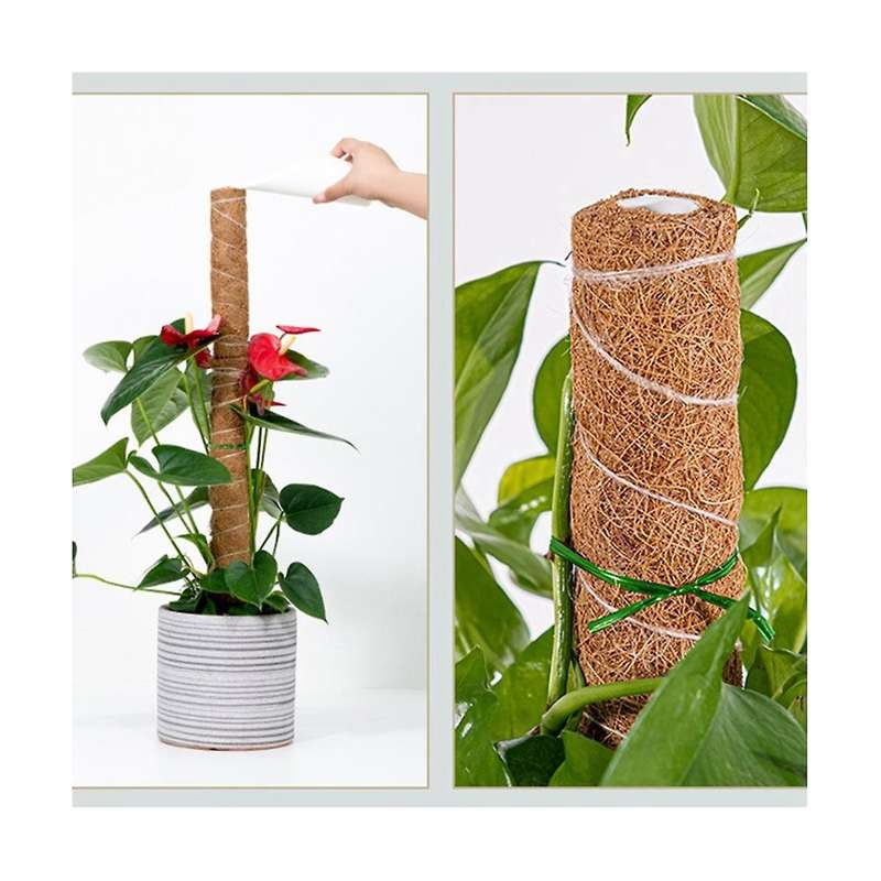 Plant Moss Coir Pole Bendable Plants Climbing Support Extension Palm Vines Stick Indoor Balcony Cou