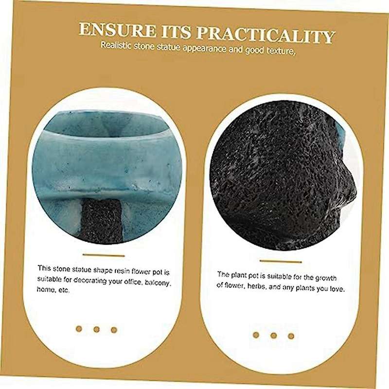 Plant Pot Flowerpot Resin Crafts Easter Statue Pastoral Statue Decoration