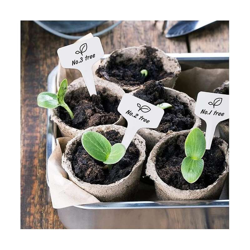 Plant Labels 300pcs 4 Inch Plastic Plant Name Tags for Seedlings Garden Labels Markers Nursery Plan