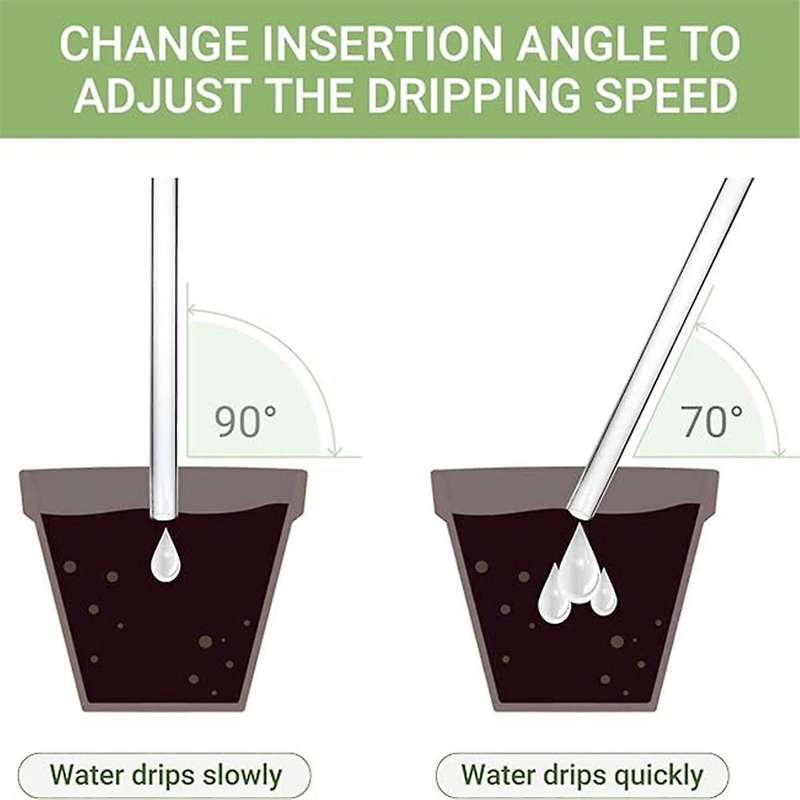 Plant Self Watering Globe Plants Water Bulbs Bird Shape Clear Glass Watering Device