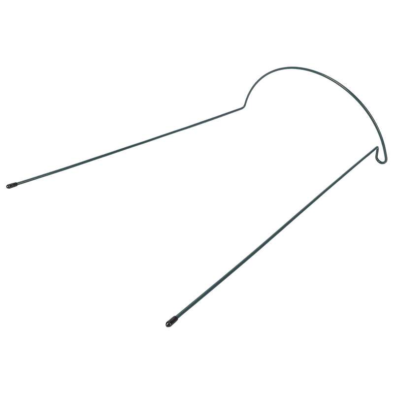 Plant Support Stake, 8-pack Half Round Metal Garden Plant Supports, Green Garden Plant Support Ring