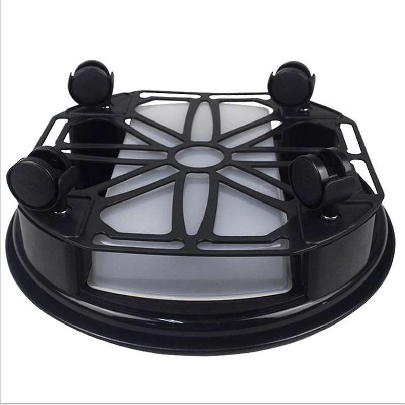 Plant with Water Container Plant Stand on Wheels Round Planter Plant Tray Flower Pot Mover with Cast