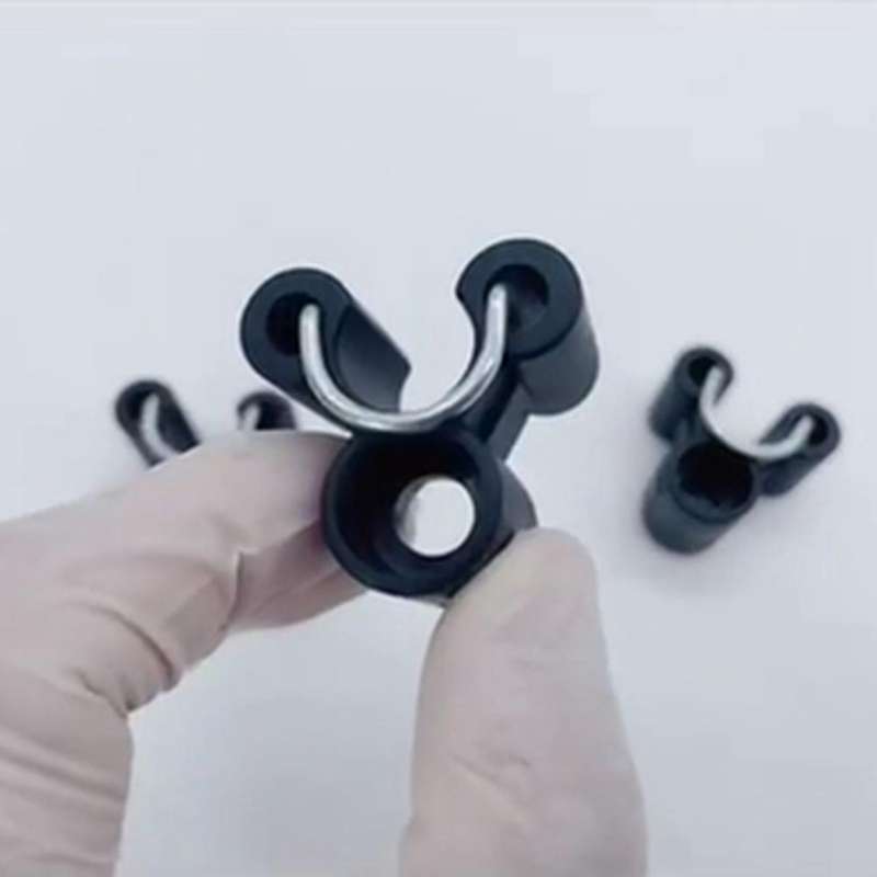 Plastic Catcher Crab Clamp Head Tube Fixing Buckle for & Bike Catch Ball Head Tube Bolt,3 Pcs