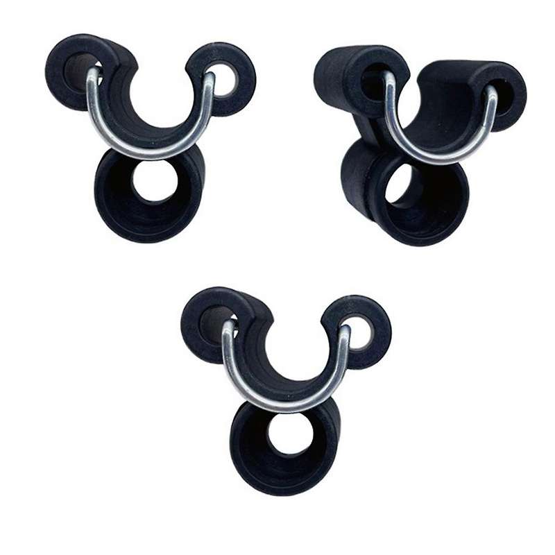 Plastic Catcher Crab Clamp Head Tube Fixing Buckle for & Bike Catch Ball Head Tube Bolt,3 Pcs