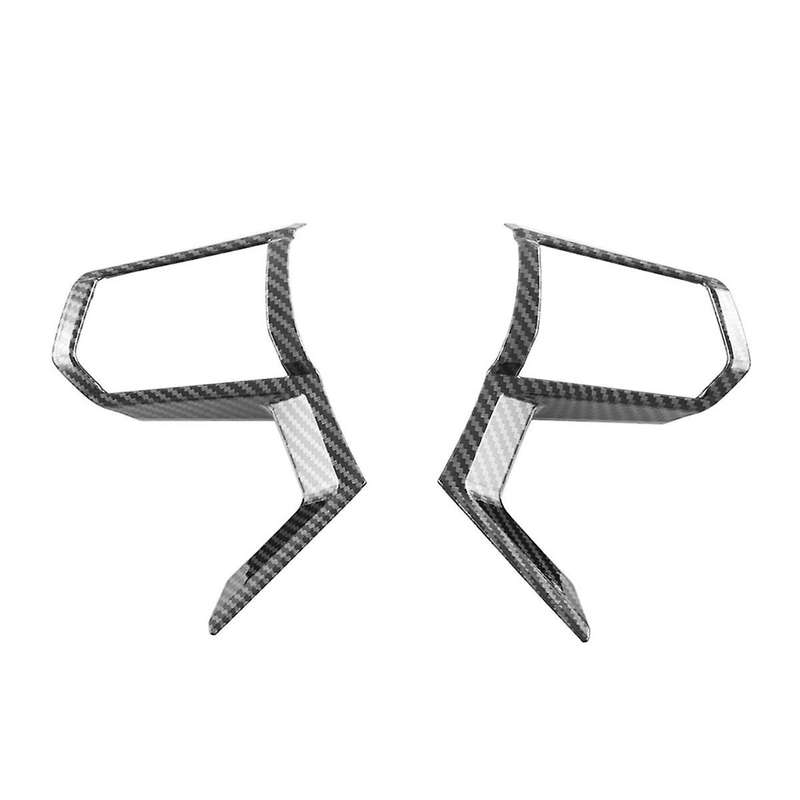 Plastic Carbon Fiber Steering Wheel Cover Trim for 2022+ Steering Wheel Panel Trim