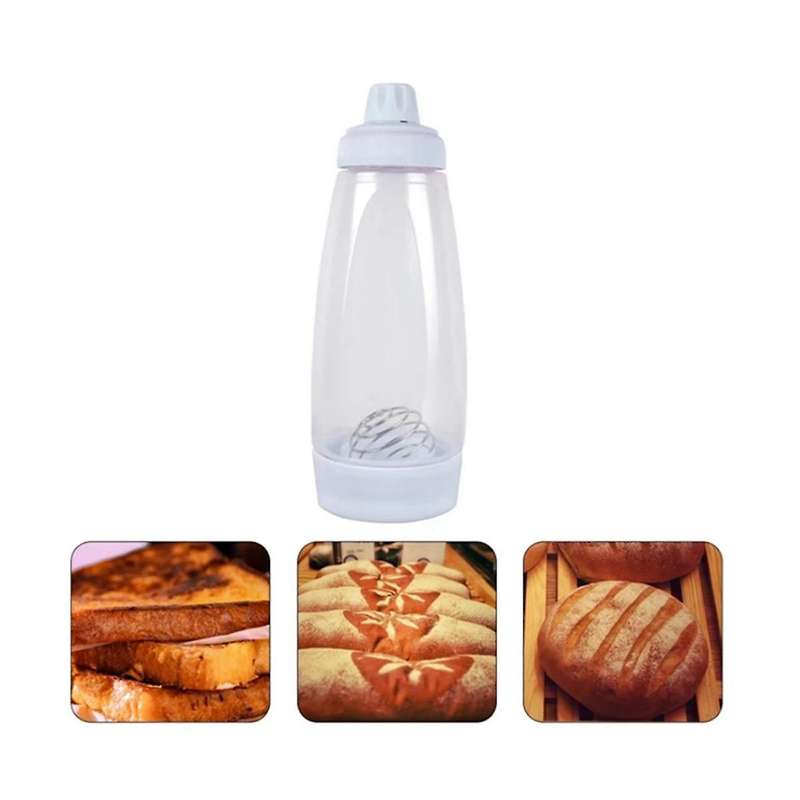 Plastic Batter Jars, Pancake, Waffle, Muffin Or Donut Dough - White