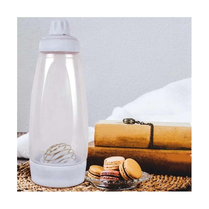Plastic Batter Jars, Pancake, Waffle, Muffin Or Donut Dough - White