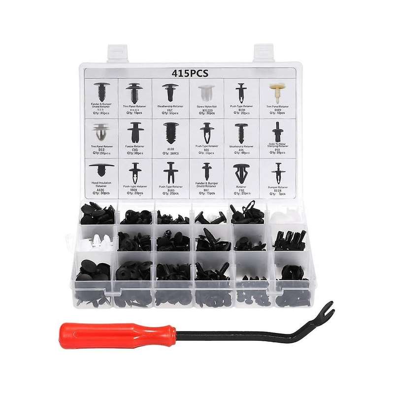 Plastic Fasteners Kit,car Retainer Clips & Plastic Fasteners Kit Auto Fastener Clips with Clips Remo