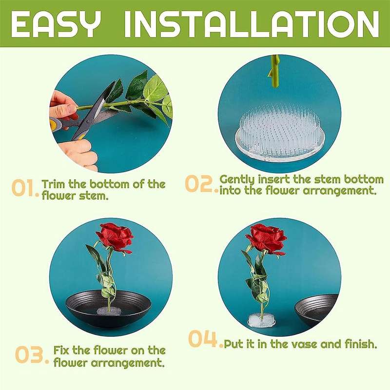 Plastic Flower Frog Pin Holder Flower Arranger Frog Japanese Decorations Flower Fixed Tools Floral A