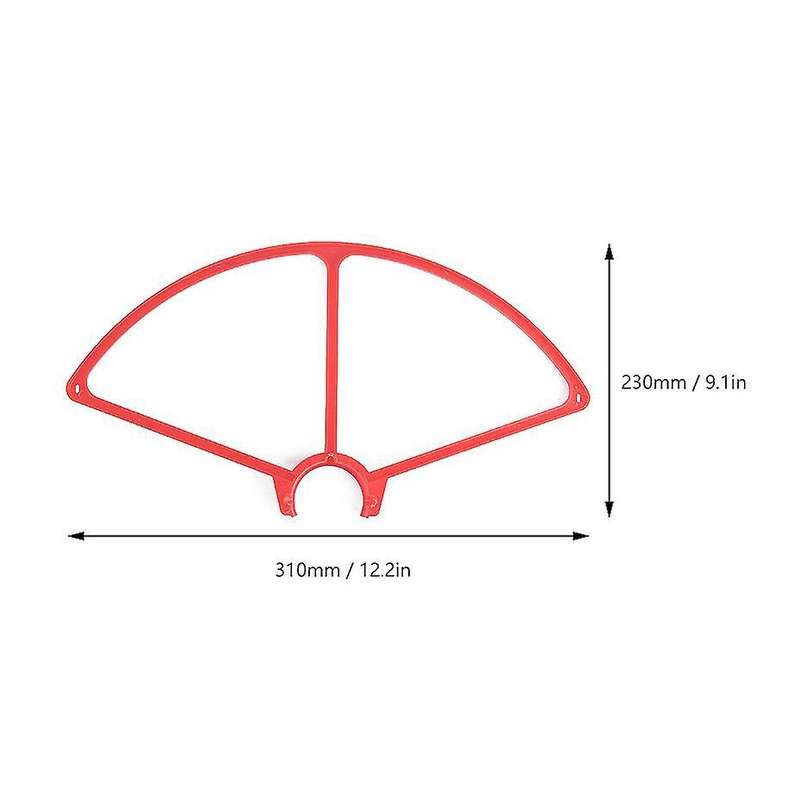 Plastic Propeller Guard for Yuneec Q500 , 4K Prop Blade Crash Protector In Red