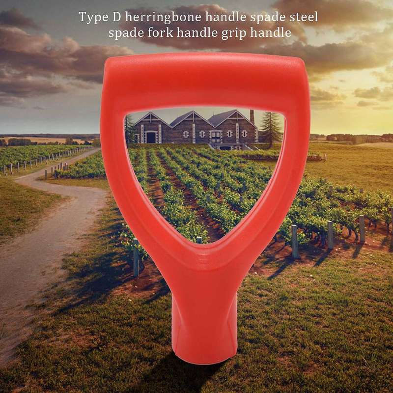 Plastic Scoop D-Grip Handle Lawn Farm Garden Snow Removal Spade Fork Shovel