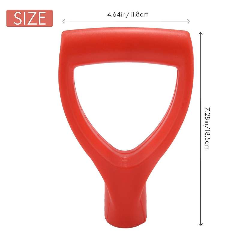 Plastic Scoop D-Grip Handle Lawn Farm Garden Snow Removal Spade Fork Shovel