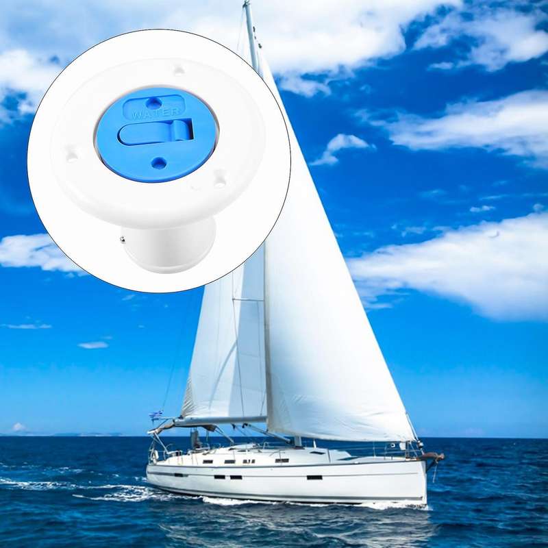 Plastic Uv Stabilized Deck Filler Of Water 38Mm Socket Boat Yacht Caravans Truck