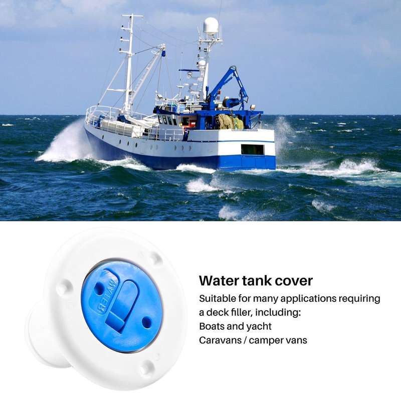 Plastic Uv Stabilized Deck Filler Of Water 38Mm Socket Boat Yacht Caravans Truck