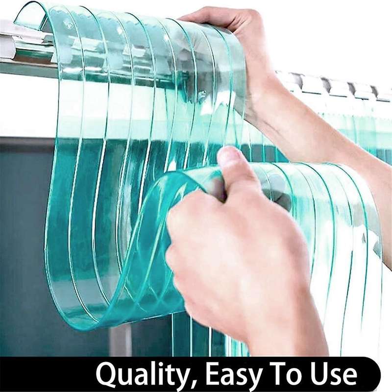 Plastic Vinyl Replacement Strip Curtain-door,6.8in L X 7.5in W X 0.08in Thick,clear Waterproof Pvc f