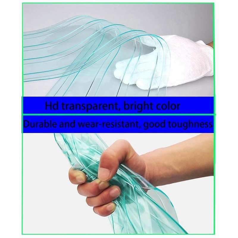 Plastic Vinyl Replacement Strip Curtain-door,6.8in L X 7.5in W X 0.08in Thick,clear Waterproof Pvc f