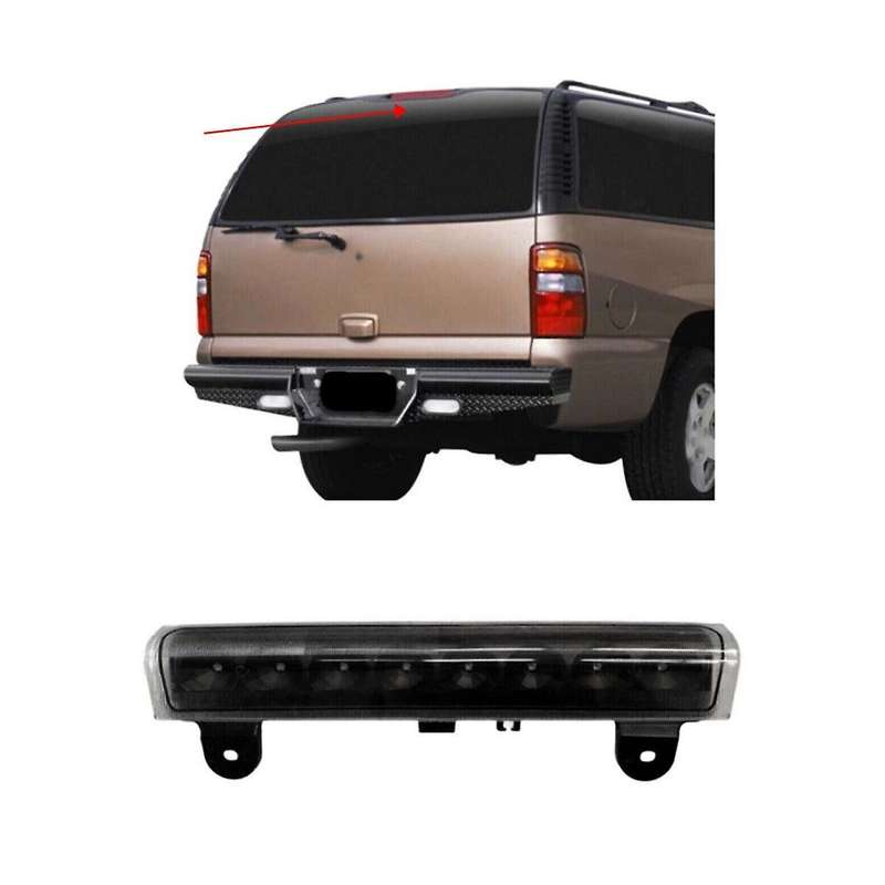 Plating Led Third Brake Light for 2000-2006 High Position Brake Light for 15170955 Black