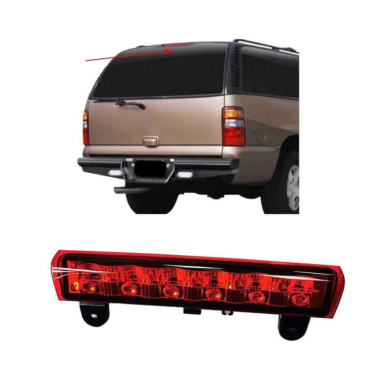 Plating Led Third Brake Light for 2000-2006 High Position Brake Light for 15170955 Red