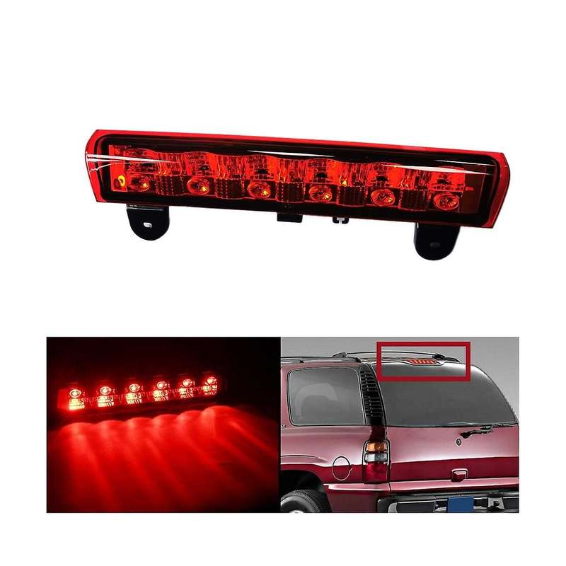 Plating Led Third Brake Light for 2000-2006 High Position Brake Light for 15170955 Red