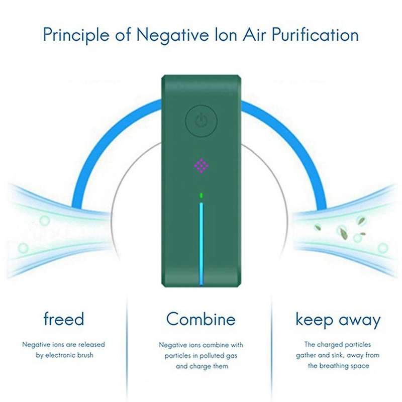 Plug in Air Purifier for Home Cleaner Small Air Ionizer to Remove Smoke Portable Deodorizer Air Fres