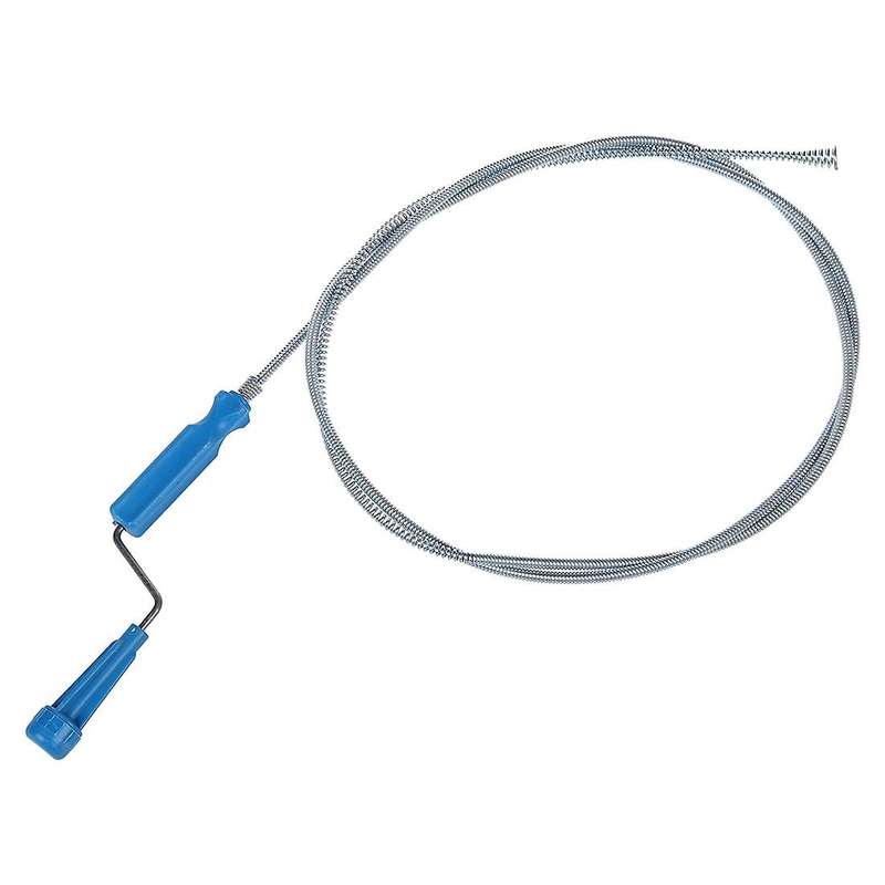 Plunger Steel Manual Hand Toilet Obstructions Remover Closet 1.9M