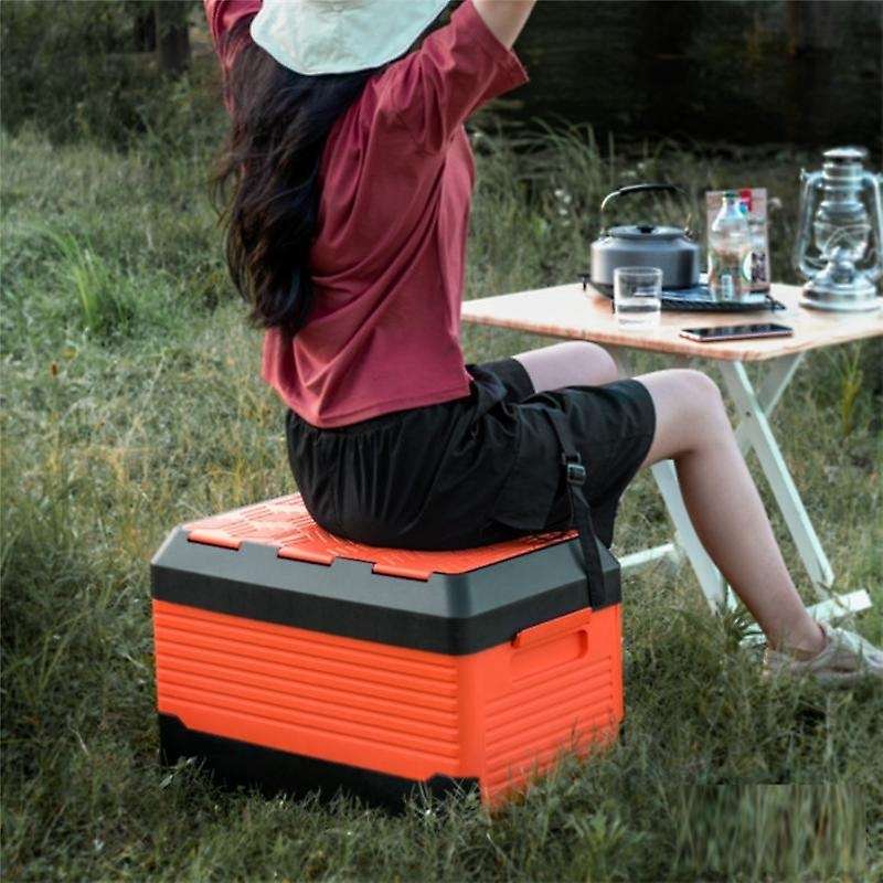 Plus Size Foldable Storage Box Plastic Organizer with Lid Toys Books Tool Trunk Car Outdoor Travel