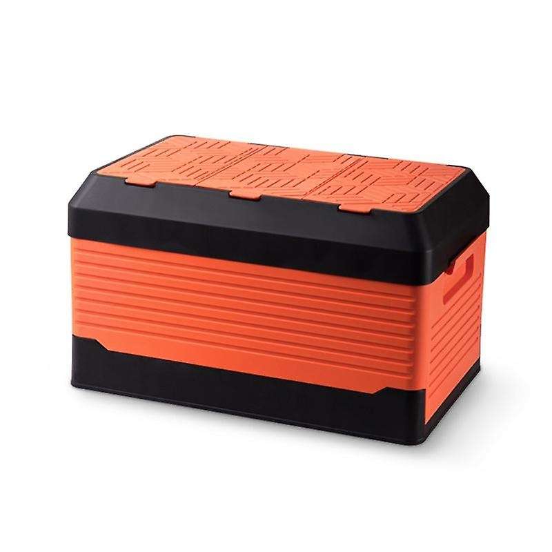 Plus Size Foldable Storage Box Plastic Organizer with Lid Toys Books Tool Trunk Car Outdoor Travel