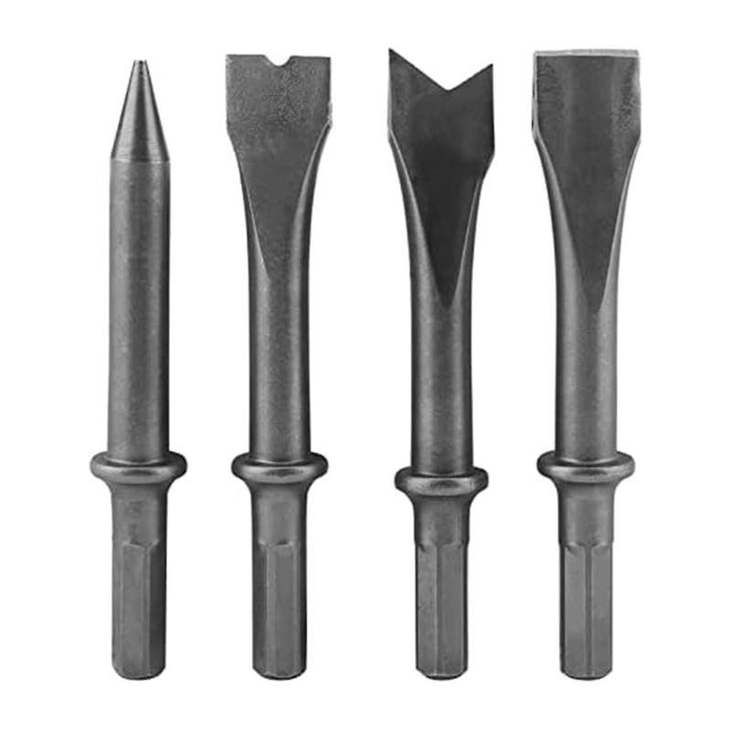 Pneumatic Hammer Shovel Tool Hex Square Shovel Handle 150mm Straight Type Shovels Demolition Hammer