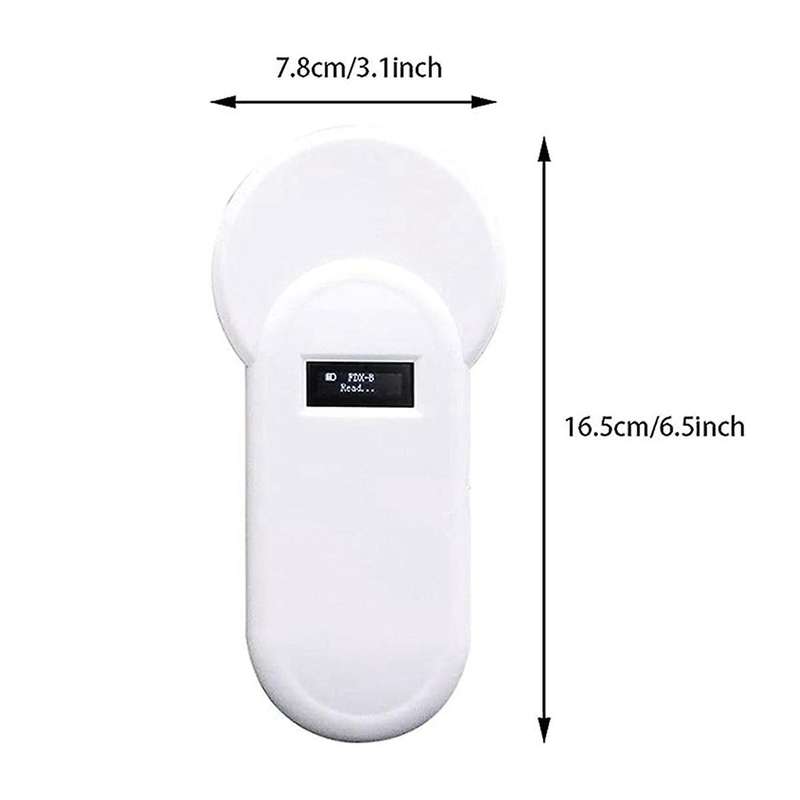 Pocket Reader Pet Chip Scanner Standard Handheld Backlit Lcd Tag Reader Id Scanner for Animals And