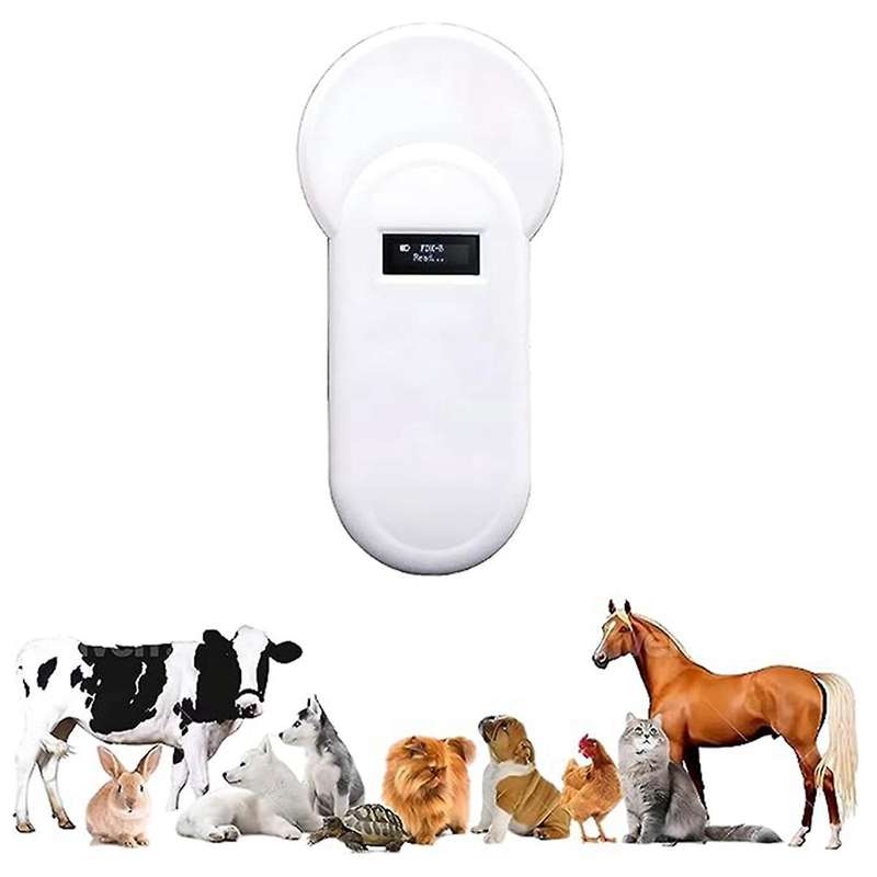 Pocket Reader Pet Chip Scanner Standard Handheld Backlit Lcd Tag Reader Id Scanner for Animals And