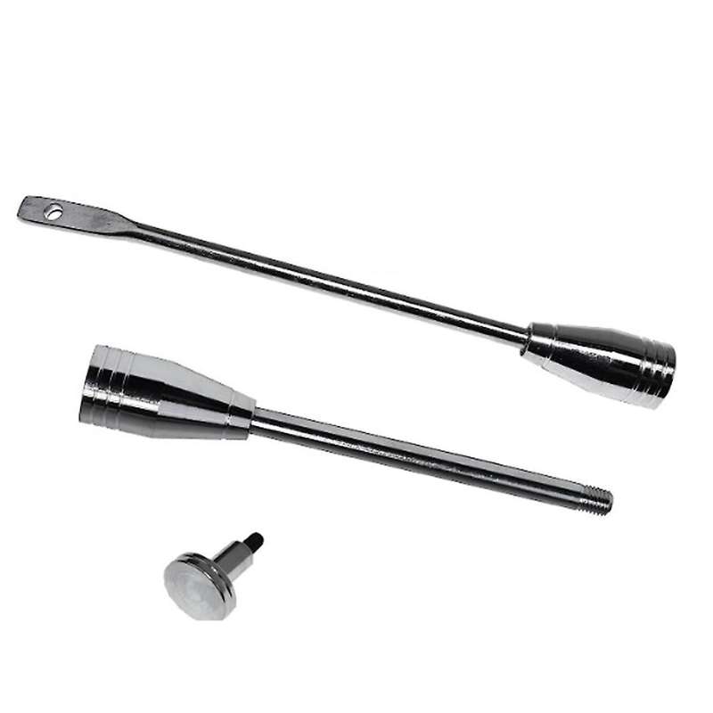 Polished Aluminum Column Shifter Lever Turn Signal Hazard Tilt for , , , , Black