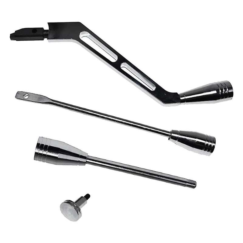 Polished Aluminum Column Shifter Lever Turn Signal Hazard Tilt for , , , , Black