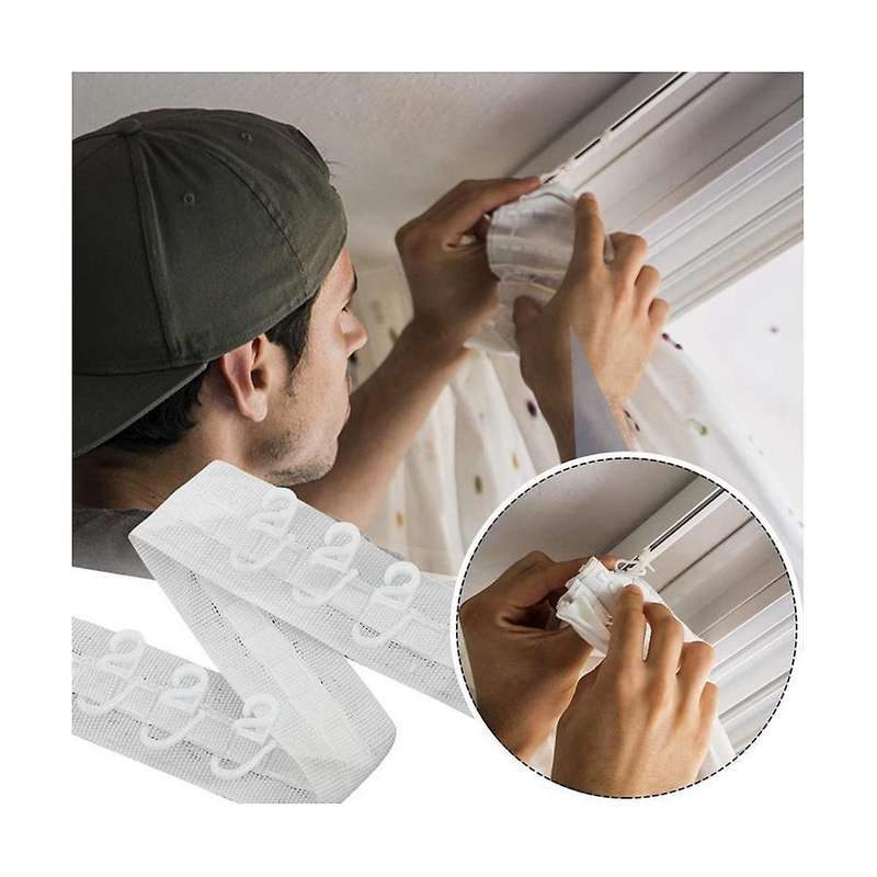 Polyester Curtain Tape, 30 M Curtain Row, Ruffle Tape Curtains, Curtain Tape Ruffle Tape, Curtain Ta