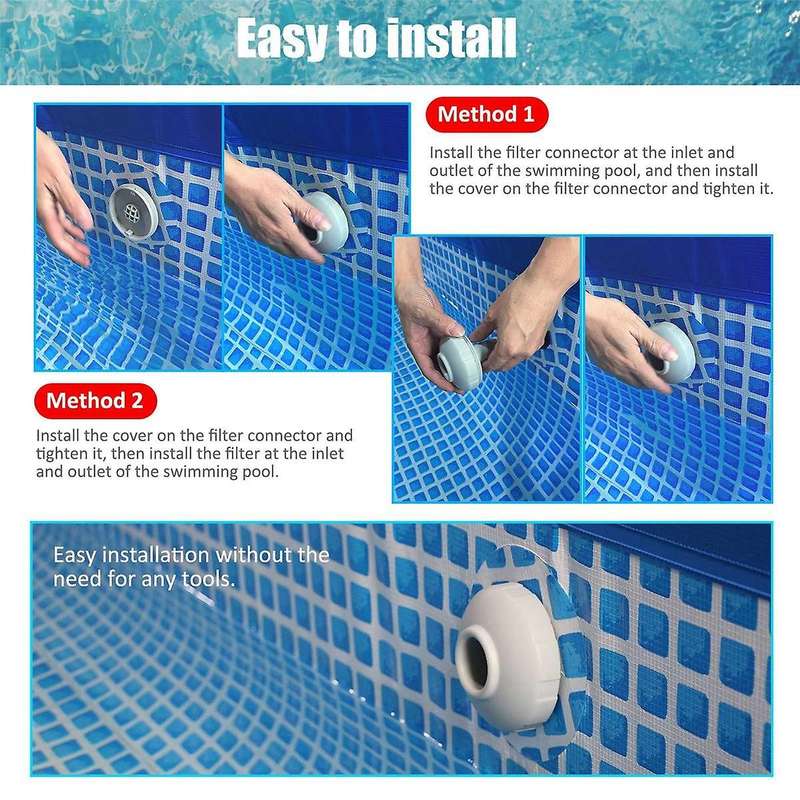 Pool Adapter for Intexs Surface Skimmer Wall Mount Hose Adaptor Swimming Pool Connector Outdoor Poo