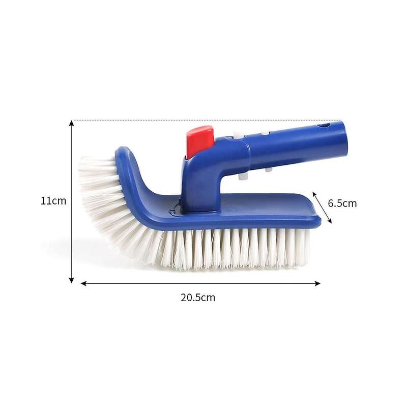 Pool Brush for Step & Corner, Rotatable Hand Scrub Brush, for Pool,spa, Bathroom, Hot Tub, Kitchen