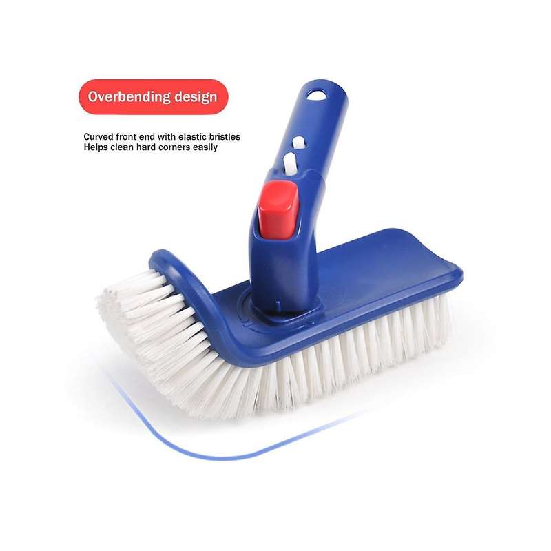 Pool Brush for Step & Corner, Rotatable Hand Scrub Brush, for Pool,spa, Bathroom, Hot Tub, Kitchen