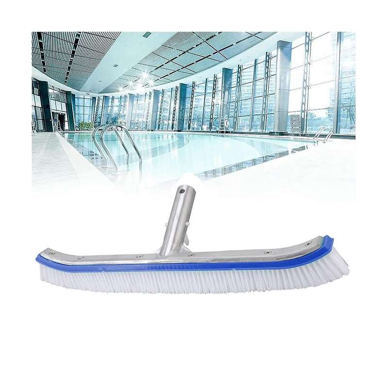 Pool Brush,18in Pool Brushes for Cleaning Pool Walls, Cleaning Tool Pool Brush Head for Inground Po