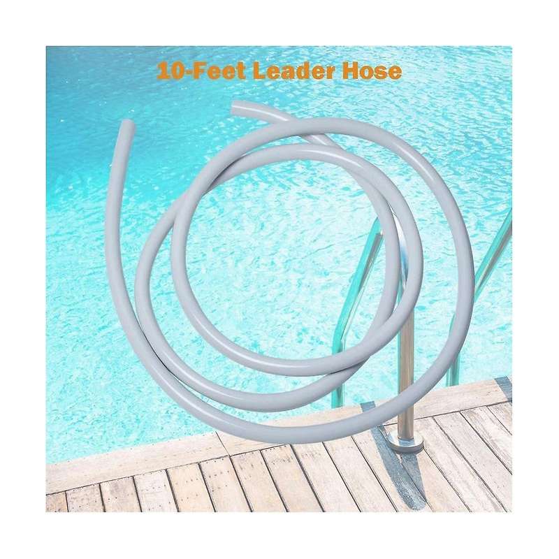 Pool Er Feed Hose Replacement, Resuable Durable Thick for D45 Pool Er Feed Hose with 4 D10 Floats fo