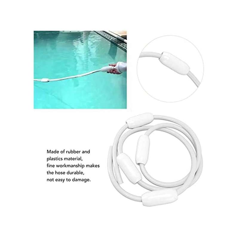 Pool Er Feed Hose Replacement, Resuable Durable Thick for D45 Pool Er Feed Hose with 4 D10 Floats fo