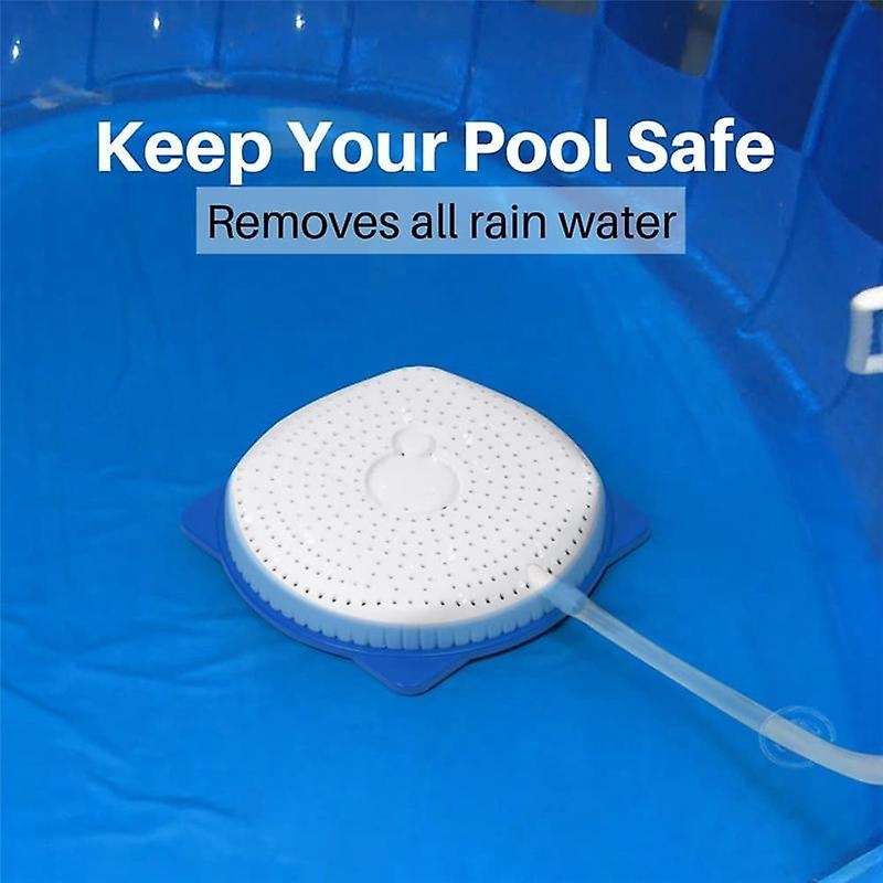 Pool Cover Drainer Kit for Above Ground Swimming Pools,Pool Cover Siphon with 16 Feet Hose & Pump,fo