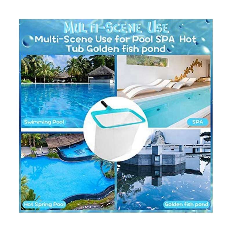 Pool Leaf Skimmer,pool Leaf Cleaner Net Swimming Pool Rake Net,for Outdoor&indoor Swimming Pools,ho
