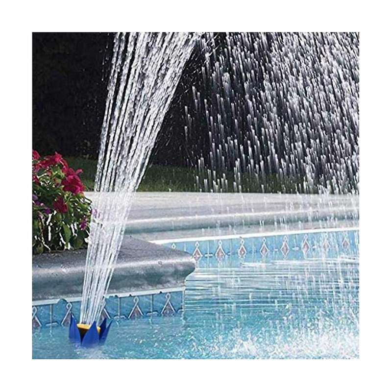 Pool Fountain Adjustable Waterfall Pool Fountain Spray Lotus Shape Pool Nozzle Sprinkler Inground an