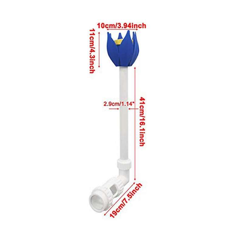Pool Fountain Adjustable Waterfall Pool Fountain Spray Lotus Shape Pool Nozzle Sprinkler Inground an