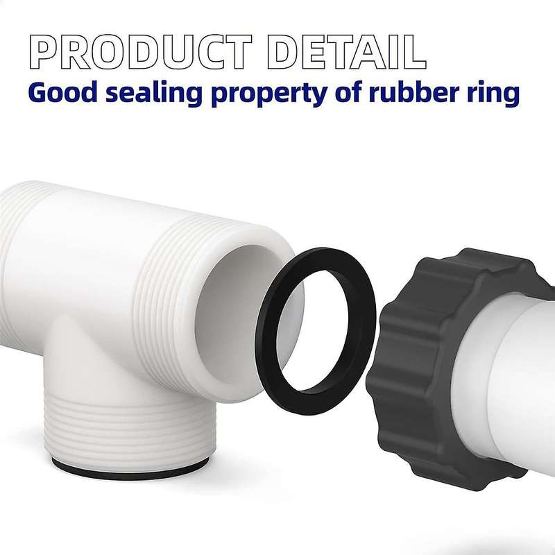 Pool Hose T Splitter Pump 1.5 Inch Pool Hose Extender for & Above Ground Pool Hose Connector Parts