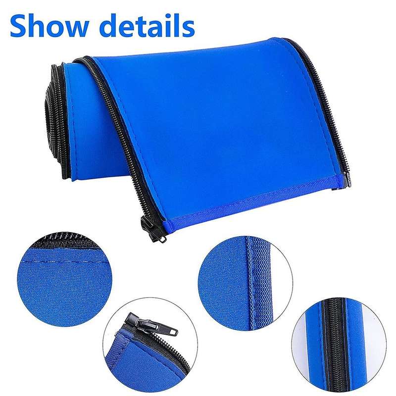 Pool Railing Covers-4 Feet Zippered Swimming Pool Handrail Covers-Hand Grip Rail Slip Cover for Pool