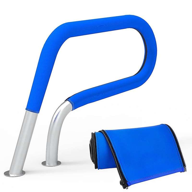 Pool Railing Covers-4 Feet Zippered Swimming Pool Handrail Covers-Hand Grip Rail Slip Cover for Pool